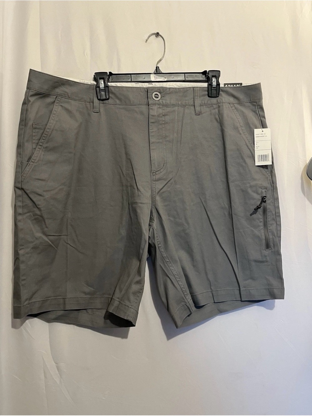 Fox Men's Gray Hybrid Shorts with Zippered Cargo Pocket